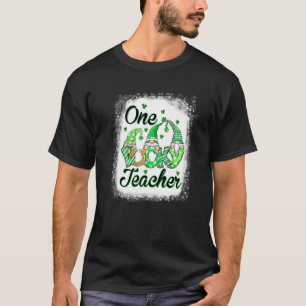 One Lucky Teacher Gnome Crew Gnomes St Patricks Da T-Shirt