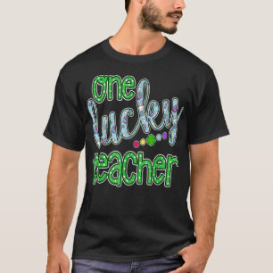 One Lucky Teacher Happy Easter Day For Women Men K T-Shirt