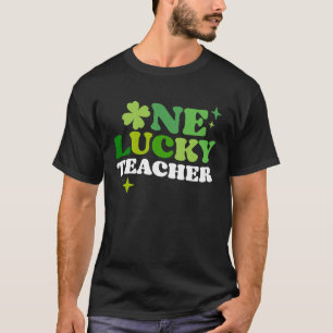 One Lucky Teacher Irish C St Patrick's Day T-Shirt