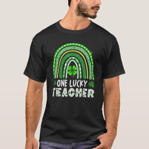 One Lucky Teacher Rainbow St Patrick’S Day T-Shirt