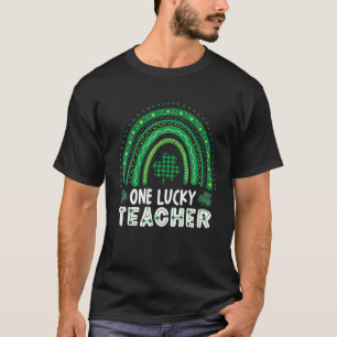 One Lucky Teacher Rainbow St Patrick’S Day T-Shirt
