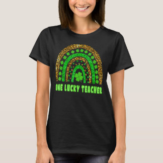 One Lucky Teacher Rainbow St Patrick's Day 1 T-Shirt