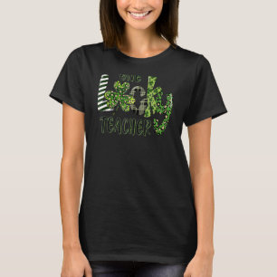 One Lucky Teacher Shamrock Saint Patrick's Day T-Shirt