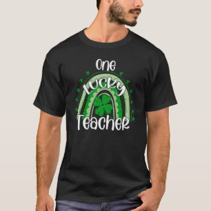 One Lucky Teacher Shirt, St. Patrick's Day Teacher T-Shirt