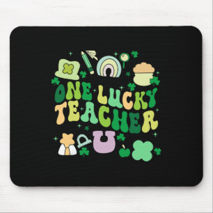 One Lucky Teacher St. Patrick's Day Irish Teacher Mouse Pad