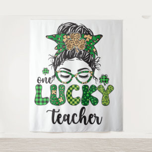 One Lucky Teacher - St. Patrick's Day  Tapestry