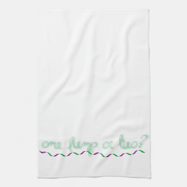 One Lump or Two? Tea Towel (Vertical)