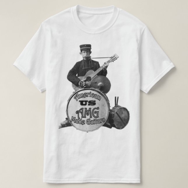 One Man Band by USAMG T-Shirt (Design Front)