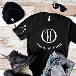 One man no man wisdom saying script T-Shirt