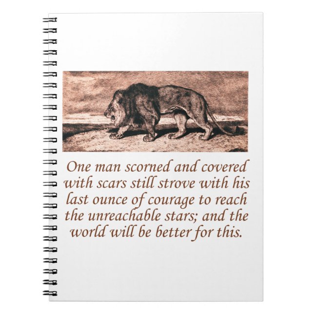 One Man Scorned Notebook (Front)