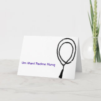 One Mani Padme Hung - card