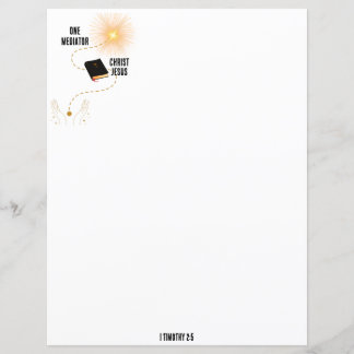 One Mediator Christian Stationery
