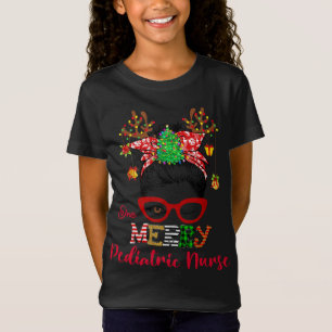 One Merry Paediatrics Nurse Christmas Pajama Xmas  T-Shirt