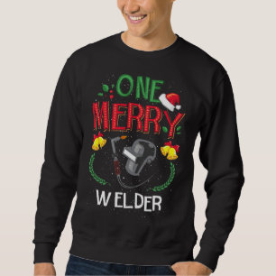 One Merry Welder Welding Ugly Christmas Sweater