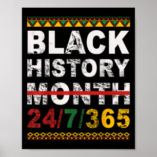 One Month Can't Hold Our History Black History Mon Poster