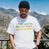 One month can't hold our history Black pride