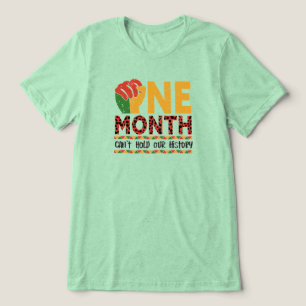 One month cant hold out history Tri-Blend shirt
