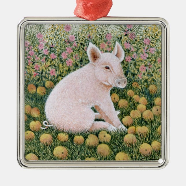 One More Apple Metal Tree Decoration (Front)