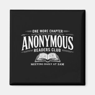 One more chapter anonymous readers club book lover magnet