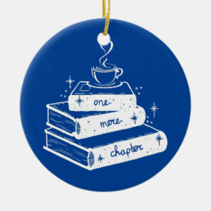 One More Chapter Book Lover  Ceramic Tree Decoration
