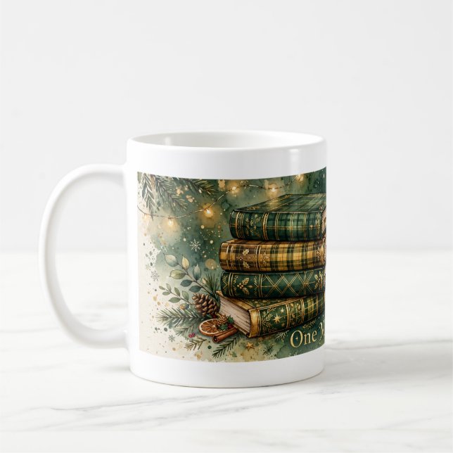 One More Chapter — Cosy Christmas Reader Mug (Left)