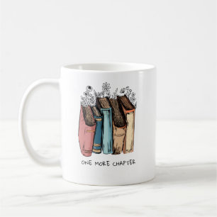 One More Chapter Gift for Book Lover Floral Gifts Coffee Mug