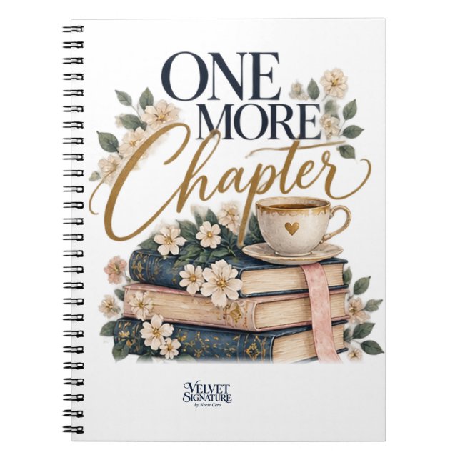 One More Chapter Spiral Notebook (Front)