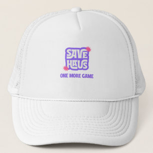 One More Game Classic Gamer Style Trucker Hat