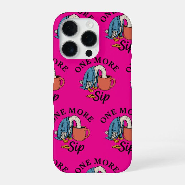 One More Sip   iPhone Case (Back)