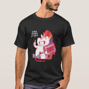 One More Story Unicorn Bedtime Podcast Audio Book T-Shirt