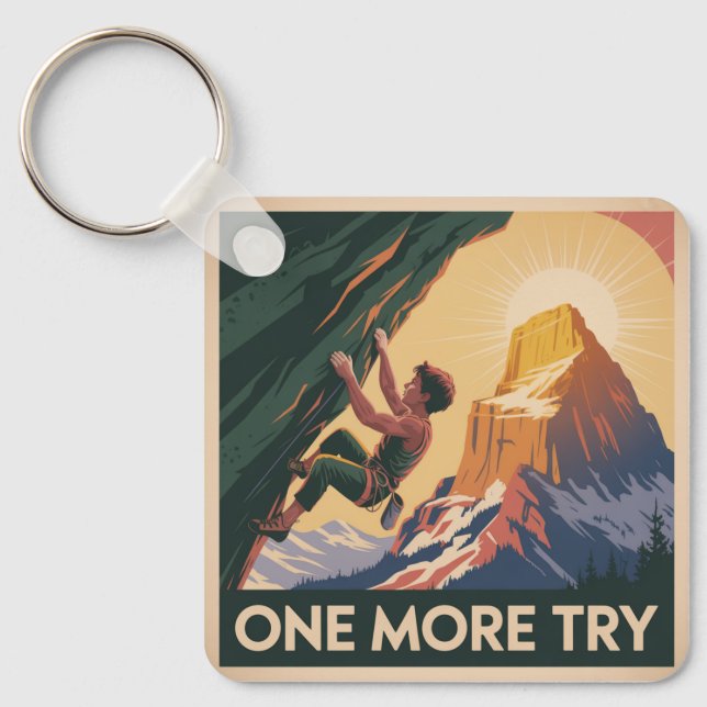 One More Try Key Ring (Front)