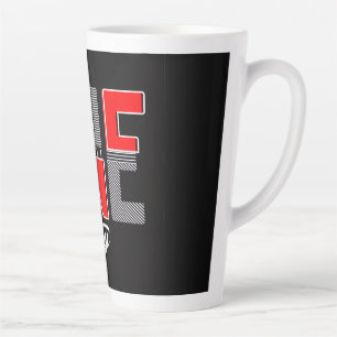 One More Try Latte Mug