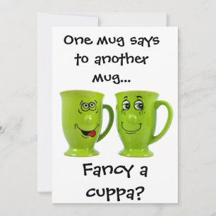 One mug says to another mug... invite