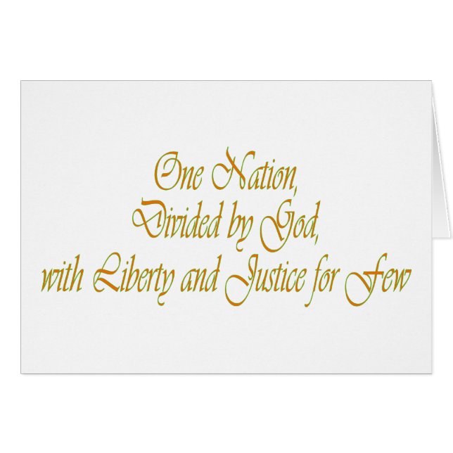 One nation... (Front Horizontal)