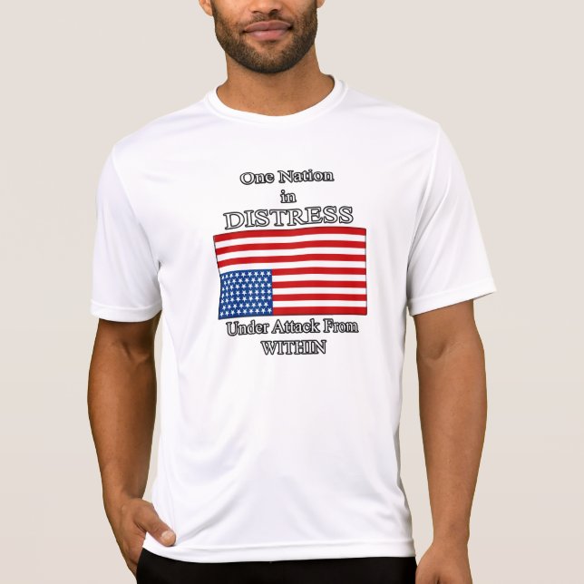 'ONE NATION IN DISTRESS' Tee (Front)