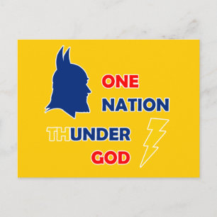 One Nation Thunder God Postcard