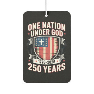 One Nation Under God 1776 2026 Car Air Freshener