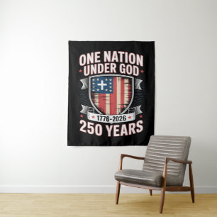 One Nation Under God 1776 2026 Tapestry
