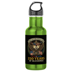 One Nation Under God 250 Years 532 Ml Water Bottle