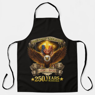 One Nation Under God 250 Years Blessings Apron