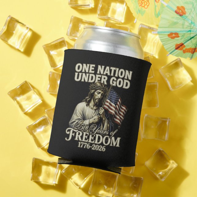 One Nation Under God 250 Years Blessings Can Cooler (In Situ Summer)