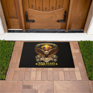 One Nation Under God 250 Years Blessings Doormat
