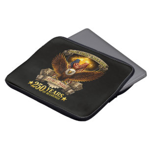 One Nation Under God 250 Years Blessings Laptop Sleeve