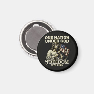 One Nation Under God 250 Years Blessings Magnet