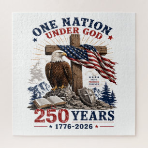 One Nation Under God 250 Years Jigsaw Puzzle