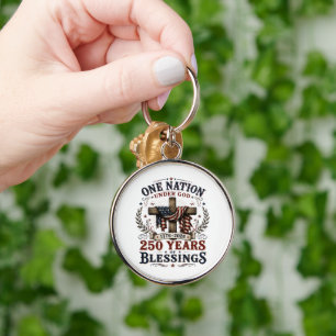 One Nation Under God 250 Years Of Blessings Key Ring