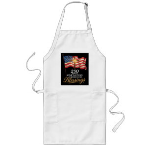 One Nation Under God 250 Years of Blessings Long Apron
