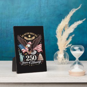 One Nation Under God 250 Years Plaque