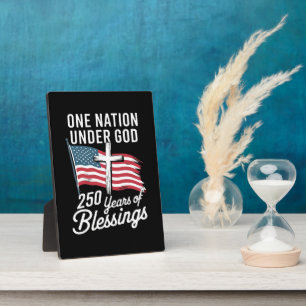 One Nation Under God 250 Years Plaque