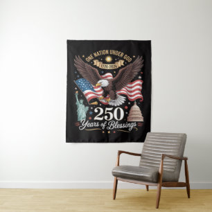 One Nation Under God 250 Years Tapestry